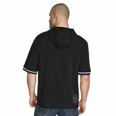 Sacramento Kings Tommy Jeans Paul French Terry Short Sleeve Pullover Hoodie - Black on sale