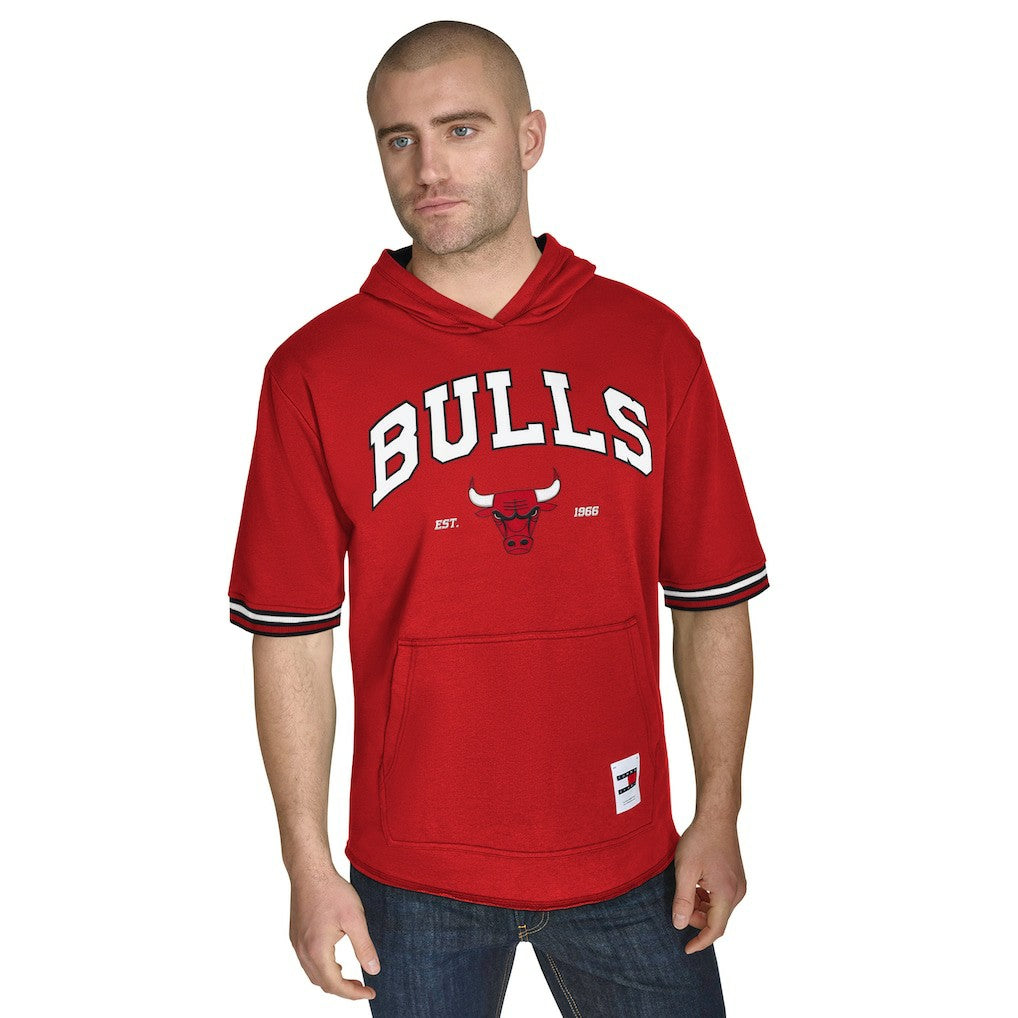 Chicago Bulls Tommy Jeans Paul French Terry Short Sleeve Pullover Hoodie sale - Red outlet