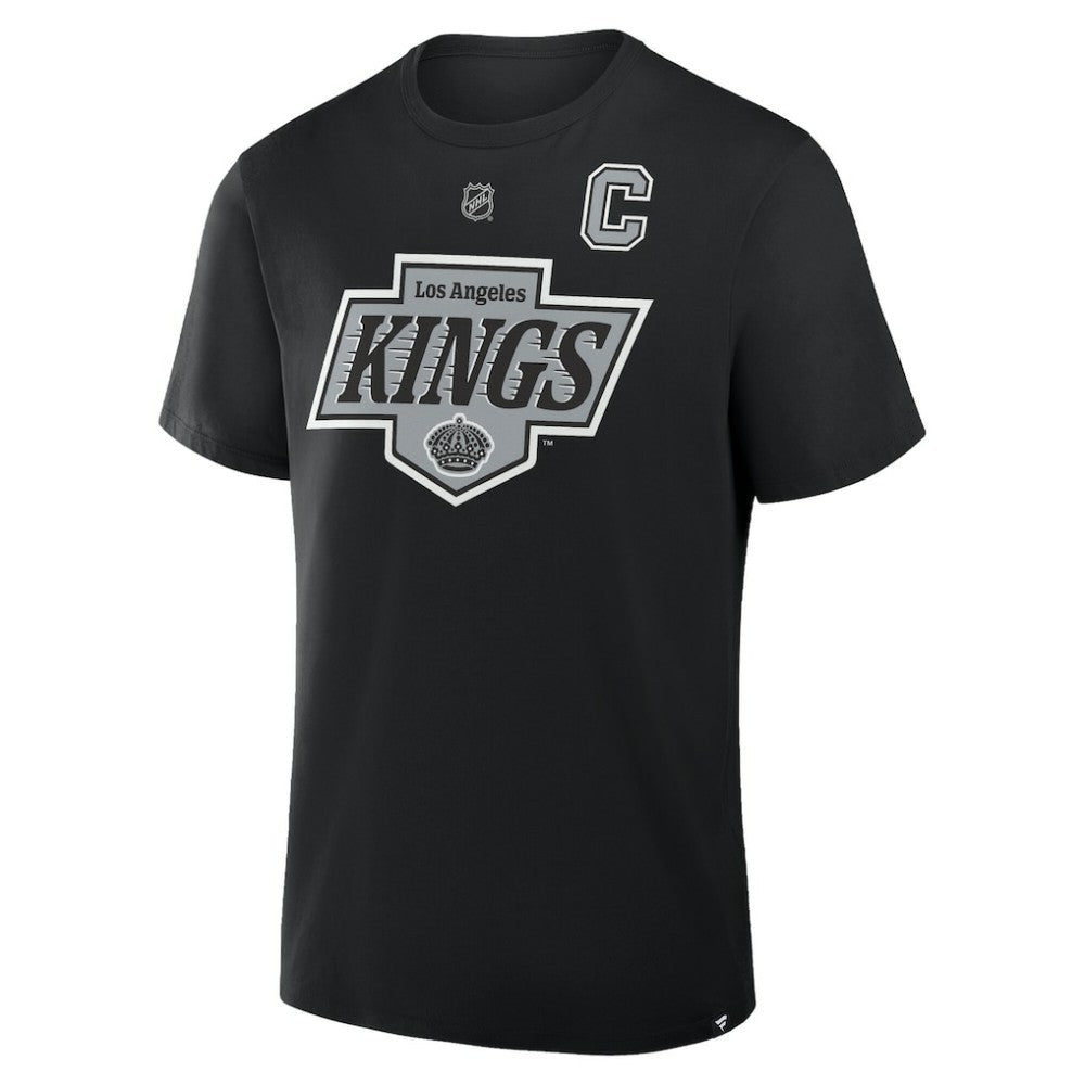 Anze Kopitar Los Angeles Kings Fanatics Authentic Stack Name & Number T-Shirt - Black T-shirts
