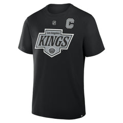 Anze Kopitar Los Angeles Kings Fanatics Authentic Stack Name & Number T-Shirt - Black T-shirts