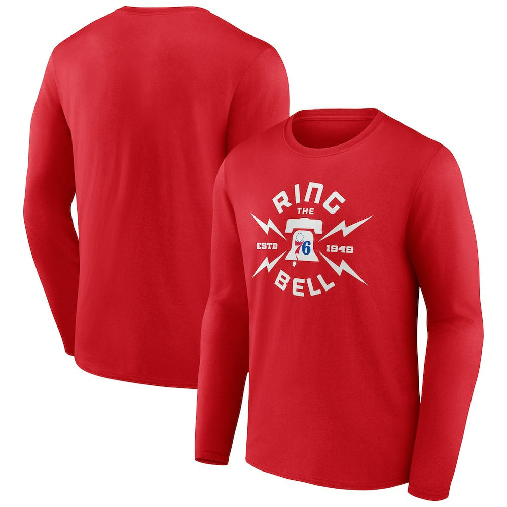 Philadelphia 76ers Huddle Long Sleeve T-Shirt - Red outlet