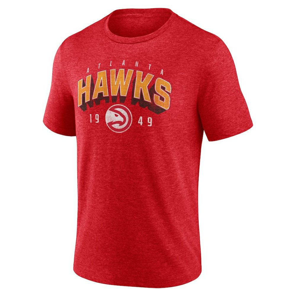 Atlanta Hawks Backboard Tri-Blend T-Shirt - Red cheap