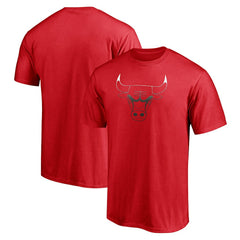 Chicago Bulls Gradient Logo T-Shirt sale - Red online