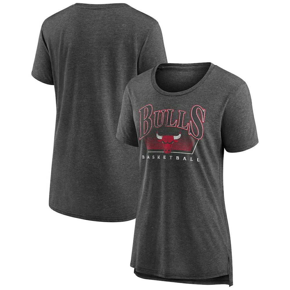 Chicago Bulls Women's Selection Tri-Blend T-Shirt sale - Gray discount