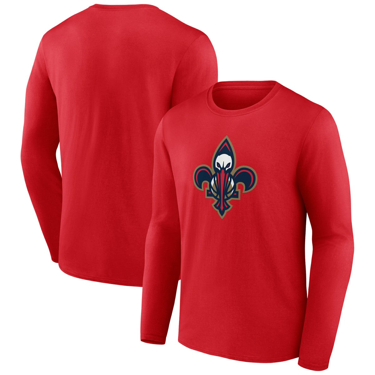 New Orleans Pelicans Alternate Logo Long Sleeve T-Shirt - Red sale