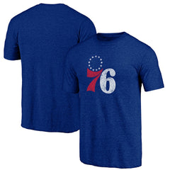 Philadelphia 76ers Distressed Tri-Blend T-Shirt - Royal online