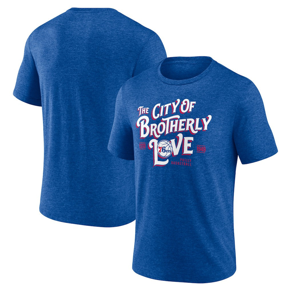Philadelphia 76ers Team Pride Tri-Blend T-Shirt - Royal shop