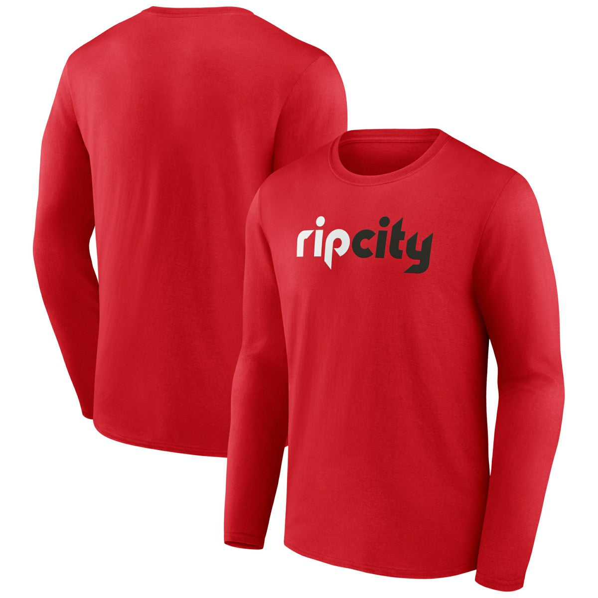 Portland Trail Blazers Alternate Logo Long Sleeve T-Shirt - Red sale