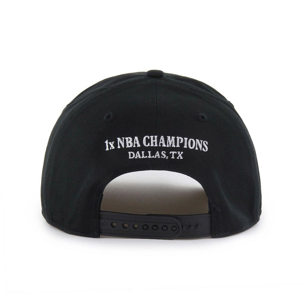 Dallas Mavericks '47 Every Time Past Champs Hitch Adjustable Hat sale - Black on sale