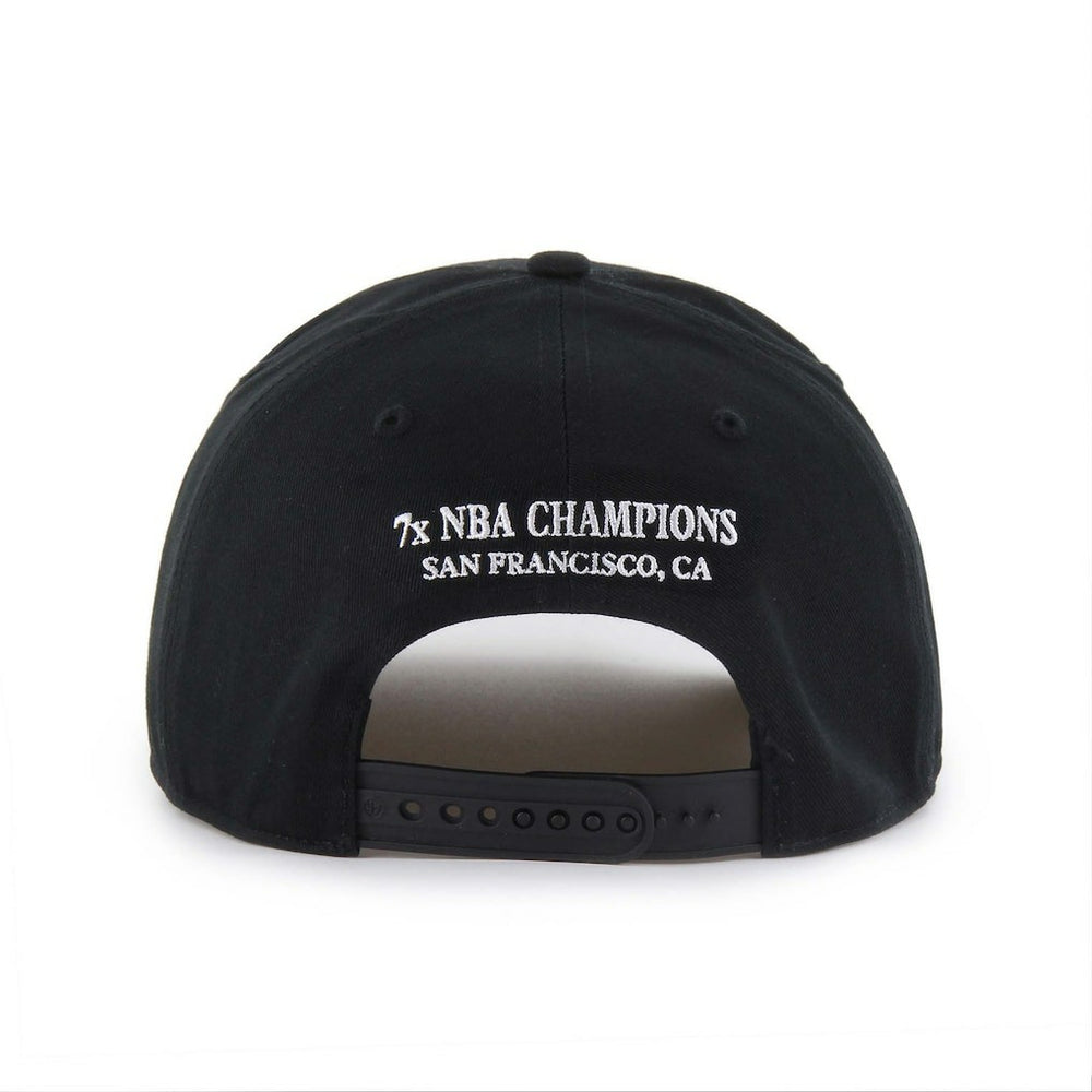 Golden State Warriors '47 Every Time Past Champs Hitch Adjustable Hat sale - Black on sale
