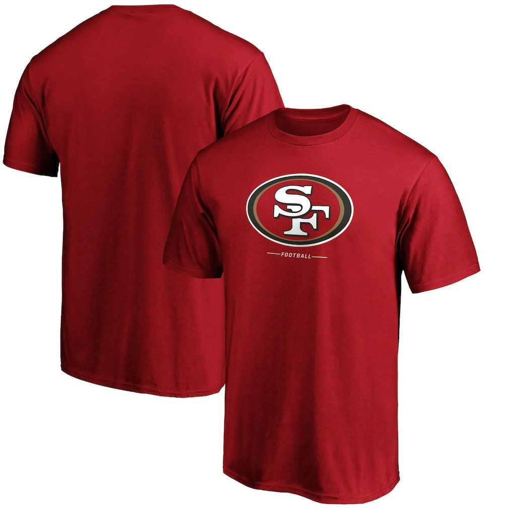 San Francisco 49ers Team Lockup T-Shirt - Scarlet outlet