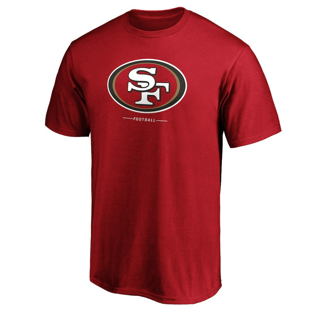 San Francisco 49ers Team Lockup T-Shirt - Scarlet outlet