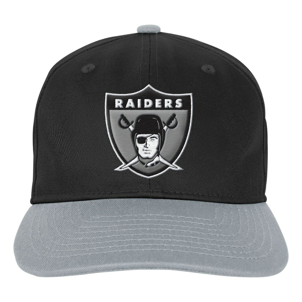 Las Vegas Raiders Outerstuff Youth True Retro Adjustable Hat - Black sale