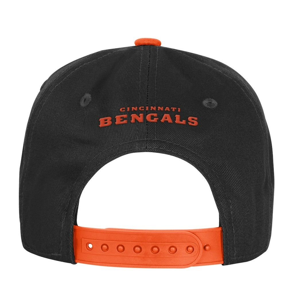 Cincinnati Bengals Outerstuff Youth True Retro Adjustable Hat - Black cheap