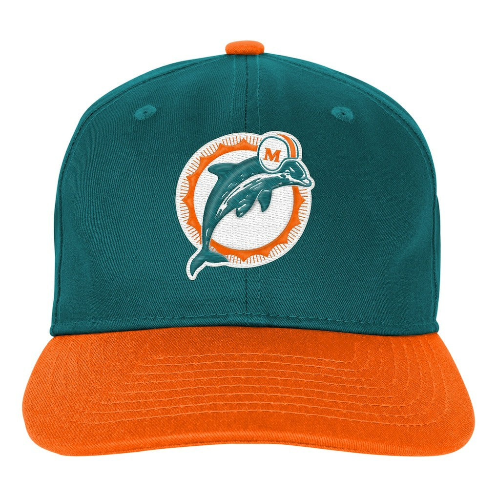 Miami Dolphins Outerstuff Youth True Retro Adjustable Hat - Aqua cheap