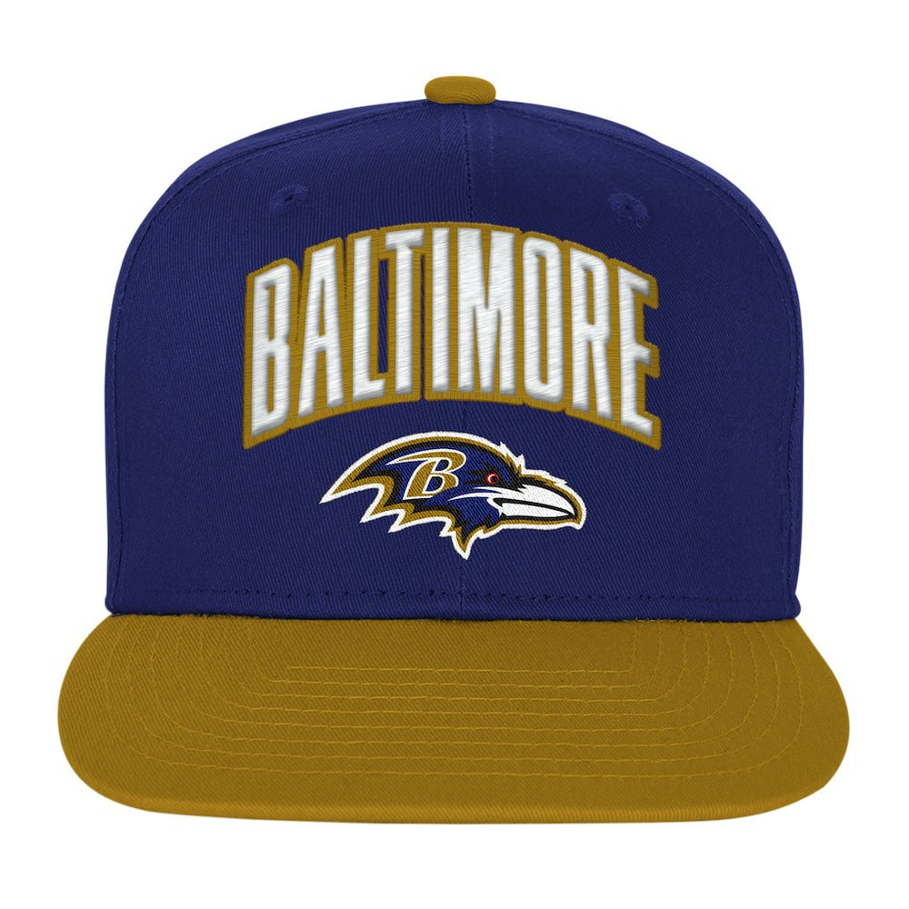 Baltimore Ravens Outerstuff Youth Essentials Snapback Hat - Purple discount