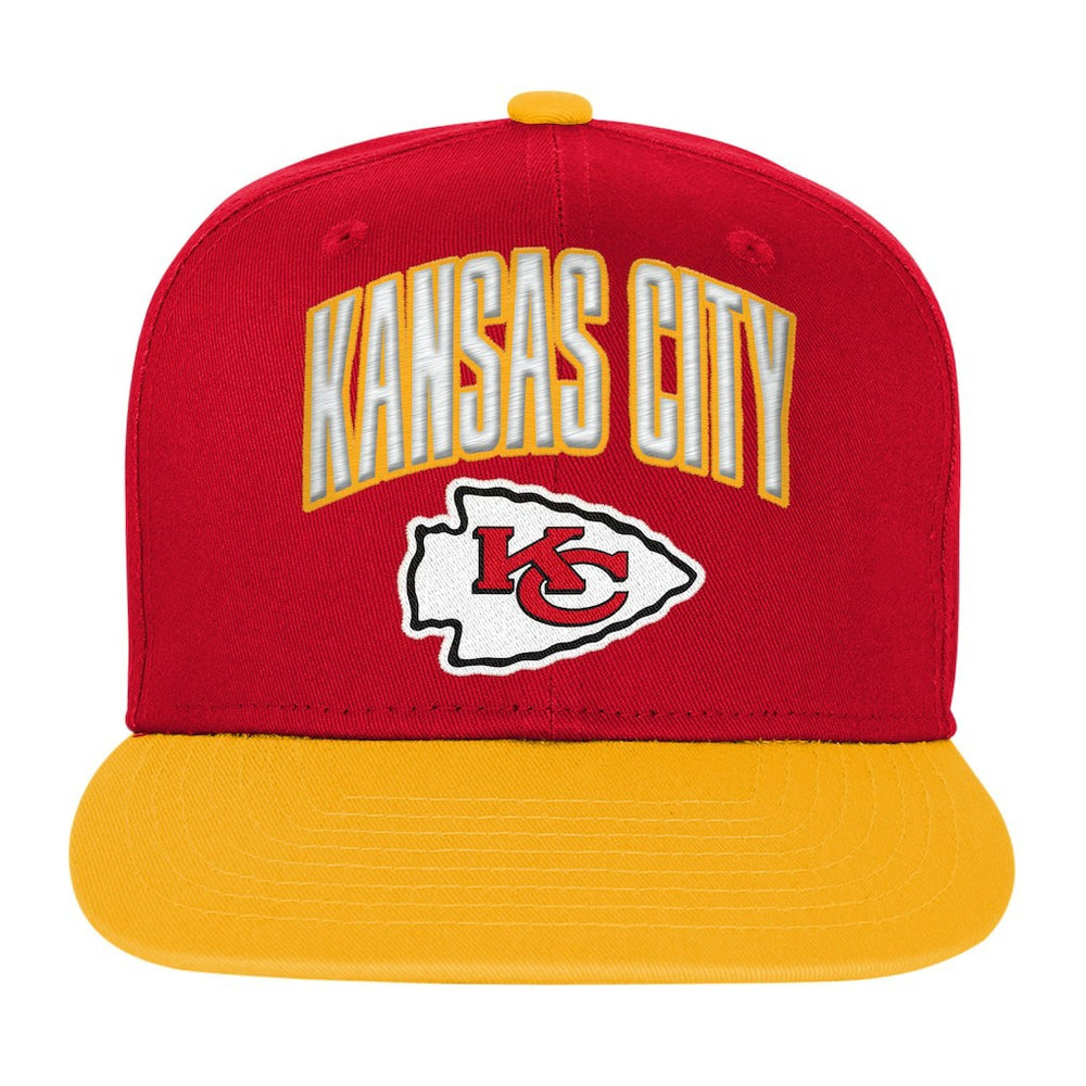 Kansas City Chiefs Outerstuff Youth Essentials Snapback Hat - Red outlet