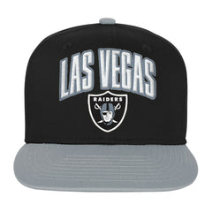 Las Vegas Raiders Outerstuff Youth Essentials Snapback Hat - Black cheap
