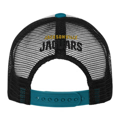 Jacksonville Jaguars Youth Essentials Trucker Adjustable Hat - White/Teal sale