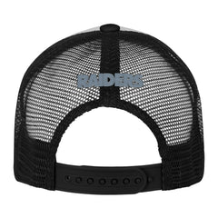 Las Vegas Raiders Youth Essentials Trucker Adjustable Hat - White/Black discount