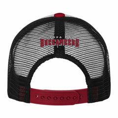 Tampa Bay Buccaneers Youth Essentials Trucker Adjustable Hat - White/Red online