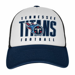 Tennessee Titans Youth Essentials Trucker Adjustable Hat - White/Navy on sale
