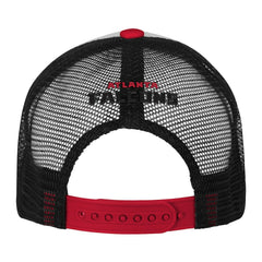 Atlanta Falcons Youth Essentials Trucker Adjustable Hat - White/Red online