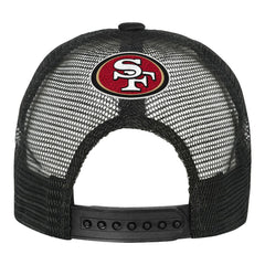 San Francisco 49ers Youth Modern Fan Trucker Adjustable Hat - White/Black for sale