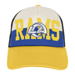 Los Angeles Rams Youth Modern Fan Trucker Adjustable Hat - White/Gold on sale