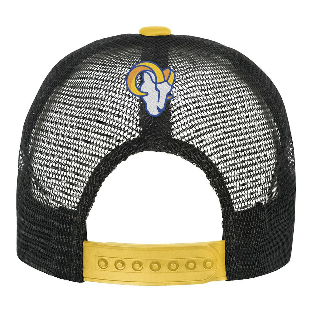 Los Angeles Rams Youth Modern Fan Trucker Adjustable Hat - White/Gold on sale