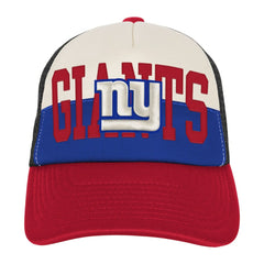 New York Giants Youth Modern Fan Trucker Adjustable Hat - White/Red on sale