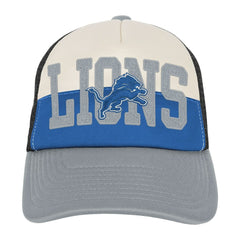 Detroit Lions Youth Modern Fan Trucker Adjustable Hat - White/Silver discount