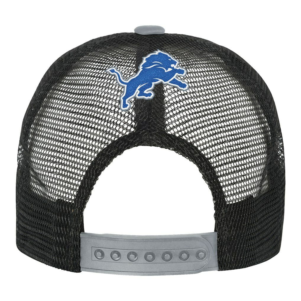 Detroit Lions Youth Modern Fan Trucker Adjustable Hat - White/Silver discount