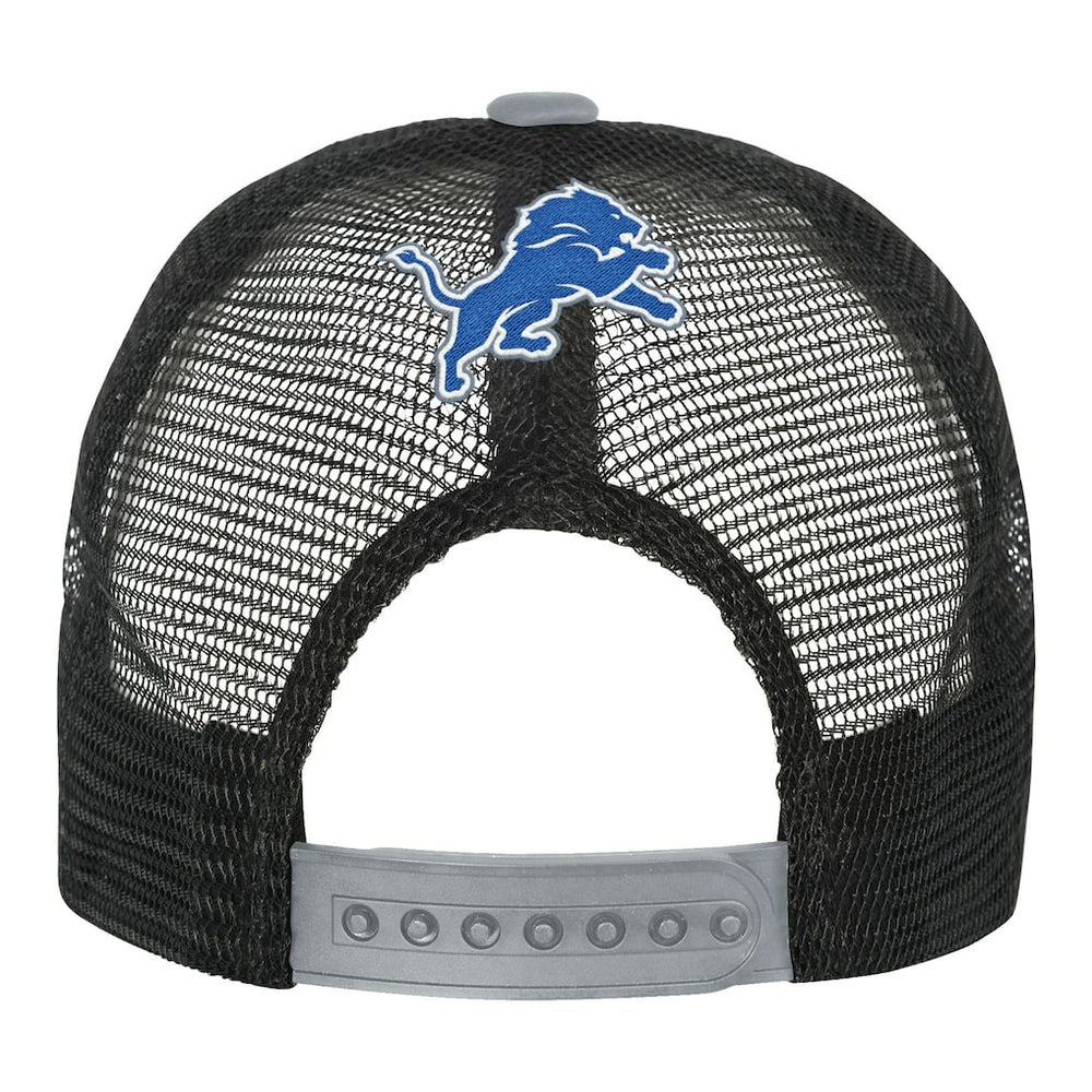 Detroit Lions Youth Modern Fan Trucker Adjustable Hat - White/Silver discount