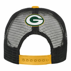 Green Bay Packers Youth Modern Fan Trucker Adjustable Hat - White/Gold outlet