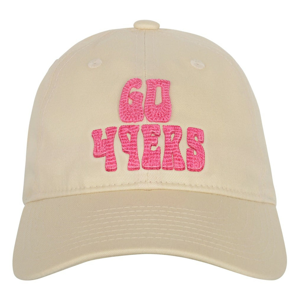San Francisco 49ers Outerstuff Girls Youth Blitz Adjustable Hat - Cream cheap