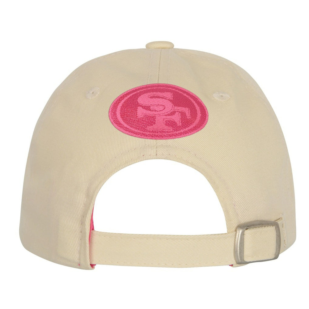 San Francisco 49ers Outerstuff Girls Youth Blitz Adjustable Hat - Cream cheap