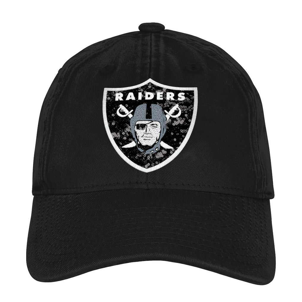 Las Vegas Raiders Outerstuff Girls Youth Gridiron Adjustable Hat - Black online