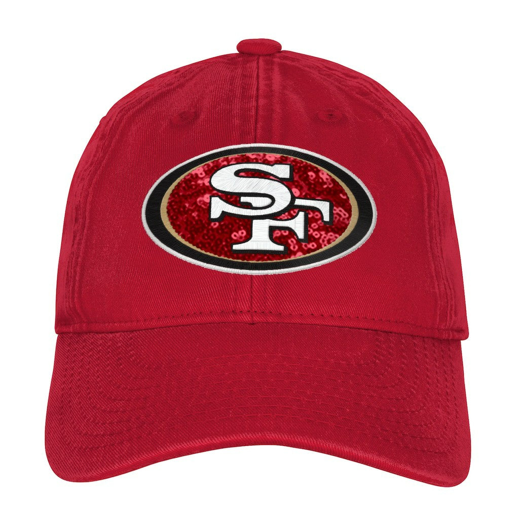 San Francisco 49ers Outerstuff Girls Youth Gridiron Adjustable Hat - Scarlet online