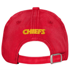 Kansas City Chiefs Outerstuff Girls Youth Gridiron Adjustable Hat - Red discount