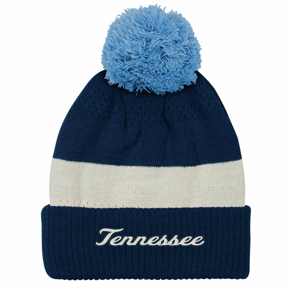 Tennessee Titans Outerstuff Youth Modern Fan Cuffed Knit Hat with Pom - Navy cheap