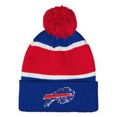 Buffalo Bills Outerstuff Girls Let's Play Cuffed Knit Hat with Pom - Royal for sale