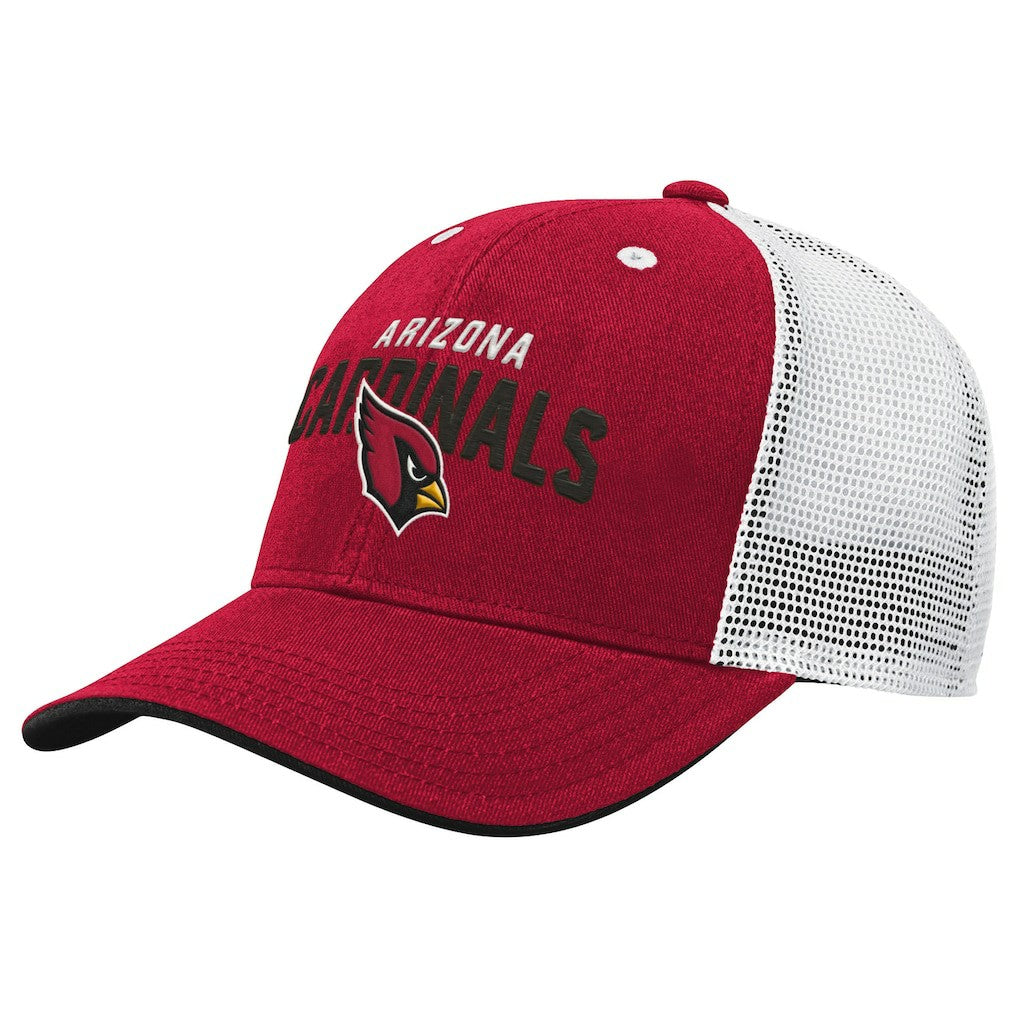 Arizona Cardinals Outerstuff Youth Core Lockup Trucker Adjustable Hat - Cardinal sale
