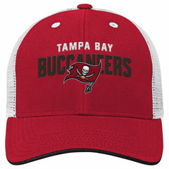 Tampa Bay Buccaneers Outerstuff Preschool Core Lockup Trucker Adjustable hat - Red for sale