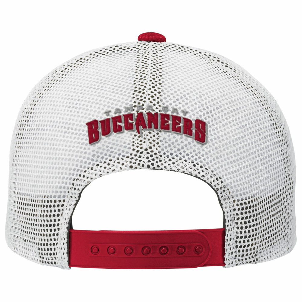 Tampa Bay Buccaneers Outerstuff Preschool Core Lockup Trucker Adjustable hat - Red for sale