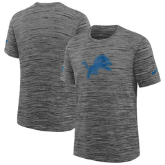 Detroit Lions Youth Sideline Velocity Performance T-Shirt - Heather Gray cheap