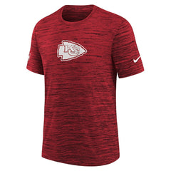 Kansas City Chiefs Youth Sideline Velocity Performance T-Shirt - Red for sale