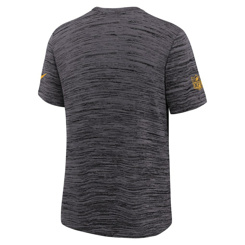 Pittsburgh Steelers Youth Sideline Velocity Performance T-Shirt - Black for sale