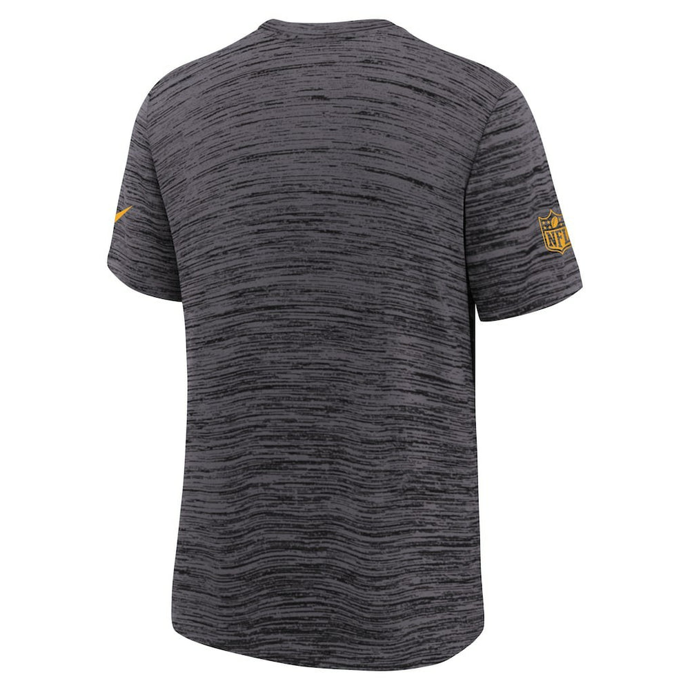 Pittsburgh Steelers Youth Sideline Velocity Performance T-Shirt - Black for sale