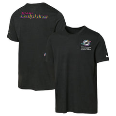 Miami Dolphins Youth 2025 NFL Crucial Catch Tri-Blend Dri-FIT T-Shirt - Black outlet